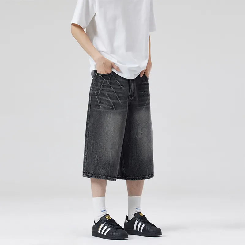 BRYAN JIMENEZ Denim Shorts Unisex-5