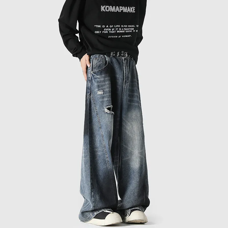BRYAN JIMENEZ Jeans Unisex Blue-3
