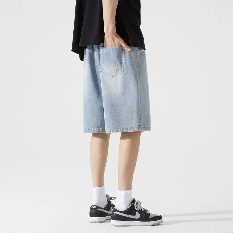BRYAN JIMENEZ Denim Shorts Unisex-11