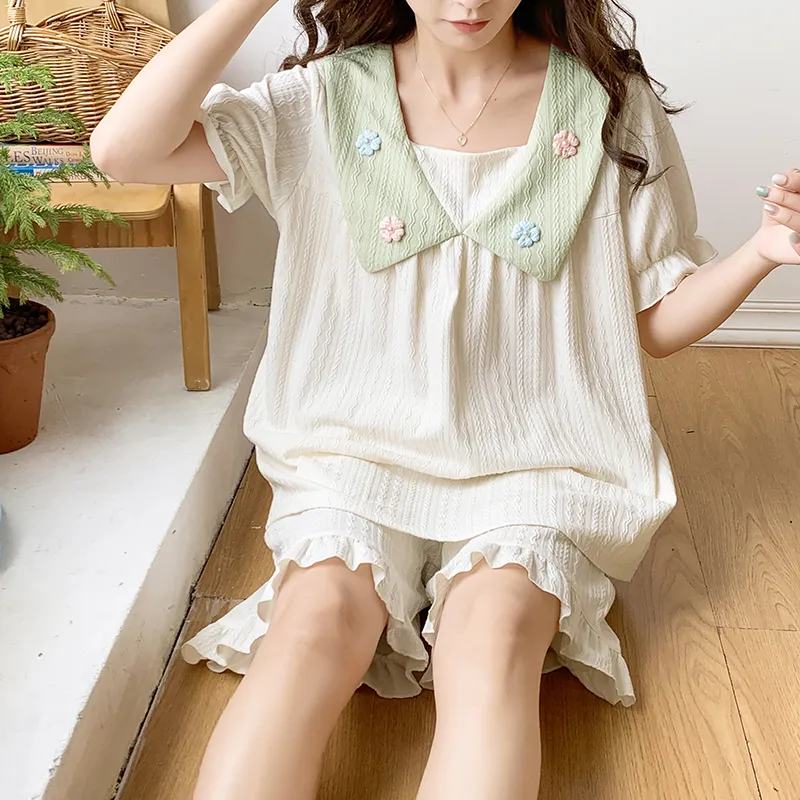 CAIHENGTONG Pajama Set Women's Apricot-1