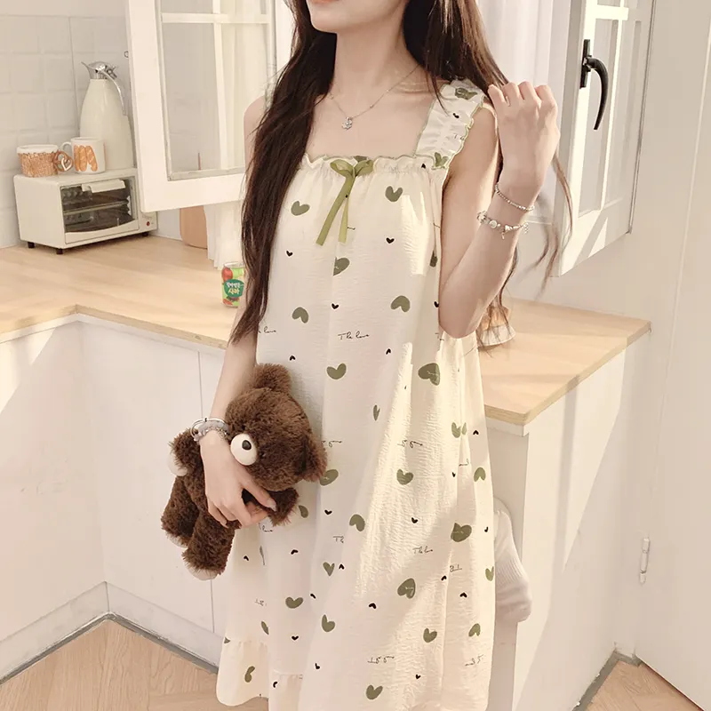 CAIHENGTONG Nightgown Women's Image Color-8