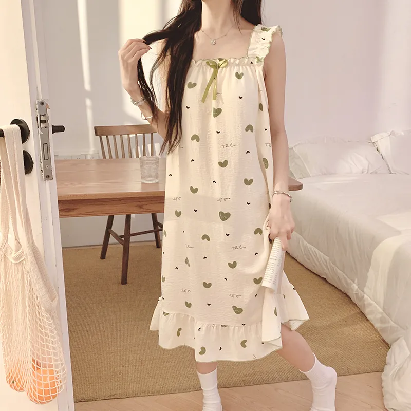CAIHENGTONG Nightgown Women's Image Color-11