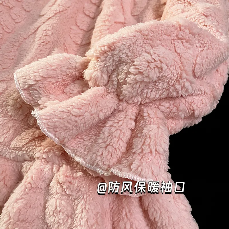 CAIHENGTONG Pajama Set Women's Bowknot Pink-3