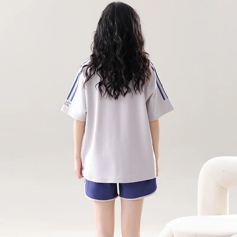 CAIHENGTONG Pajama Set Women's Light Purple-1