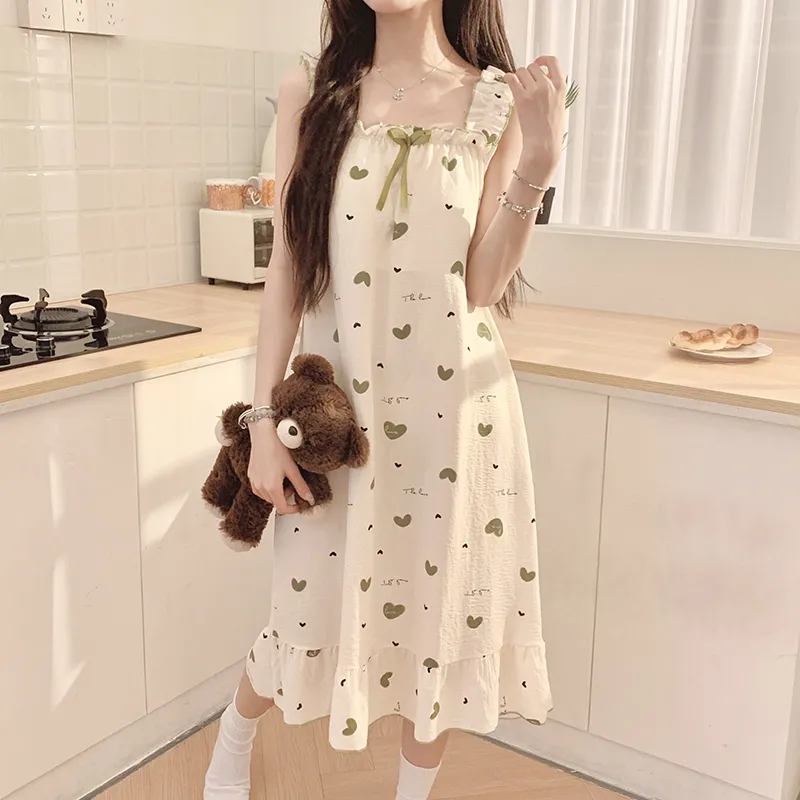 CAIHENGTONG Nightgown Women's Image Color-10