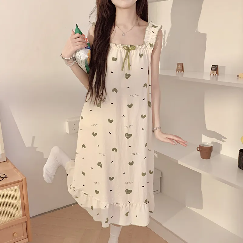 CAIHENGTONG Nightgown Women's Image Color-7