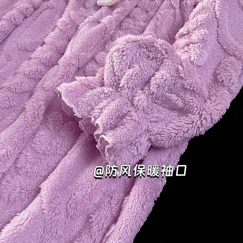 CAIHENGTONG Pajama Set Women's Bowknot Purple-1