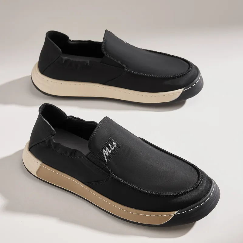 MILLIE'S Abrasion Resistant Low Top Casual Shoes Men's Black-4