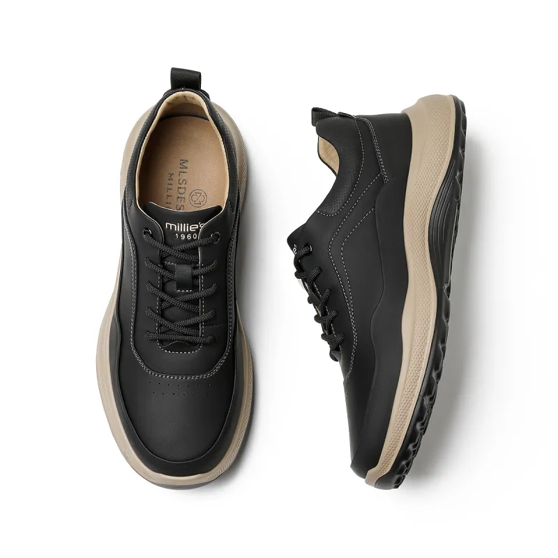 MILLIE'S Low Top Casual Shoes Men's Black-2