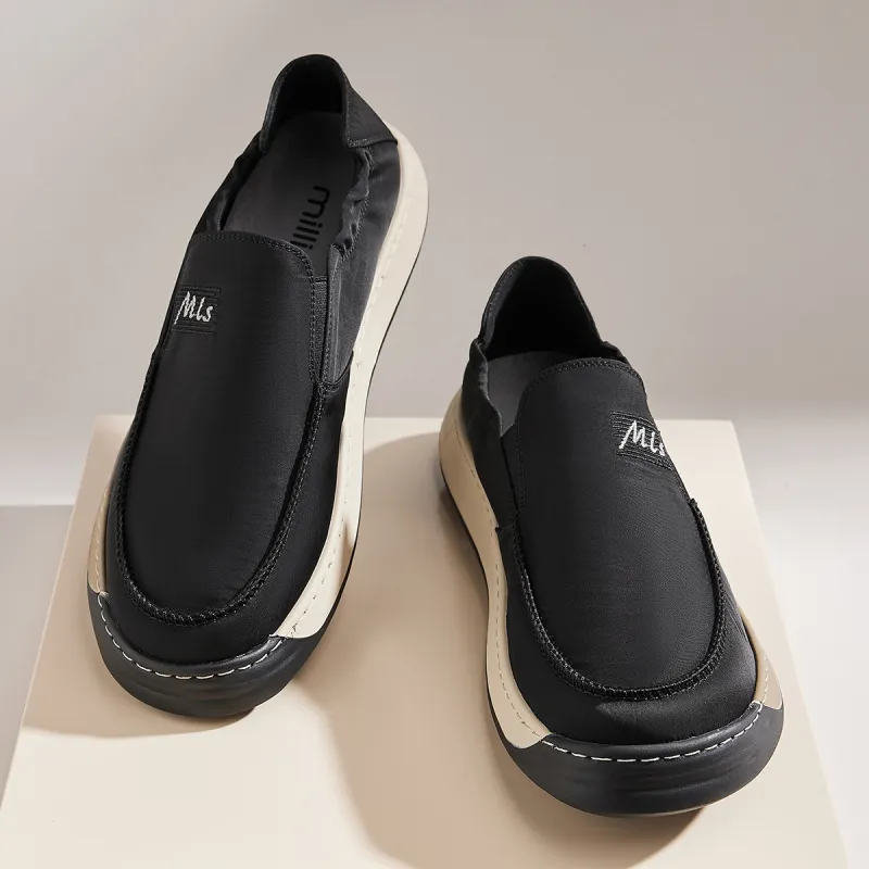 MILLIE'S Abrasion Resistant Low Top Casual Shoes Men's Black-1