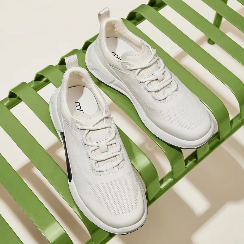 MILLIE'S Abrasion Resistant Breathable Low Top Casual Shoes Men's White-3