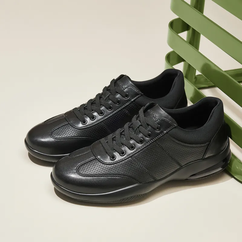 MILLIE'S Low Top Casual Shoes Men's Black Cut Out-1