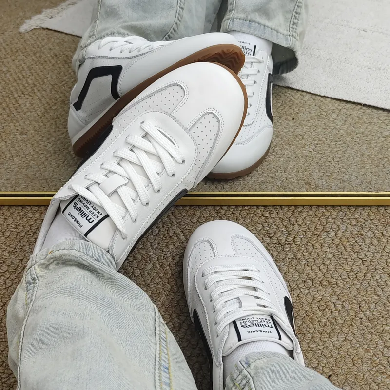 MILLIE'S Low Top Casual Shoes Men's White-3