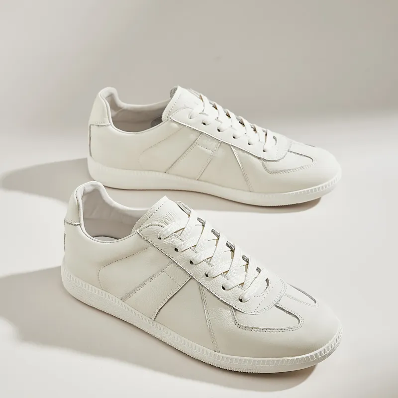 MILLIE'S Wear resistant And Lightweight Low Top Skateboard Shoes Men's White-3