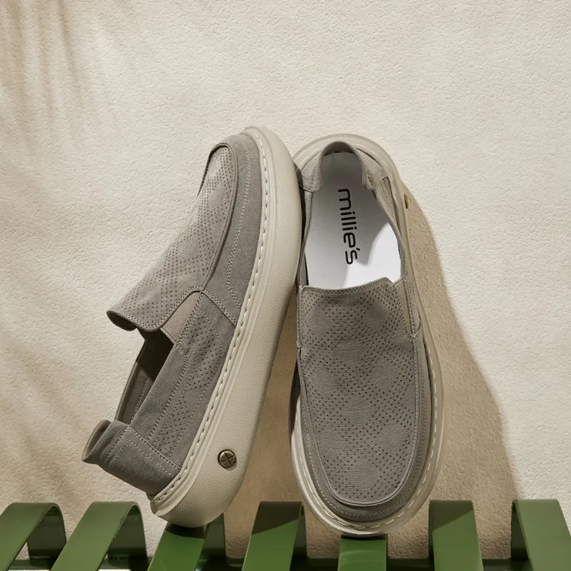 MILLIE'S Abrasion Resistant Breathable Low Top Slip on Men's-11