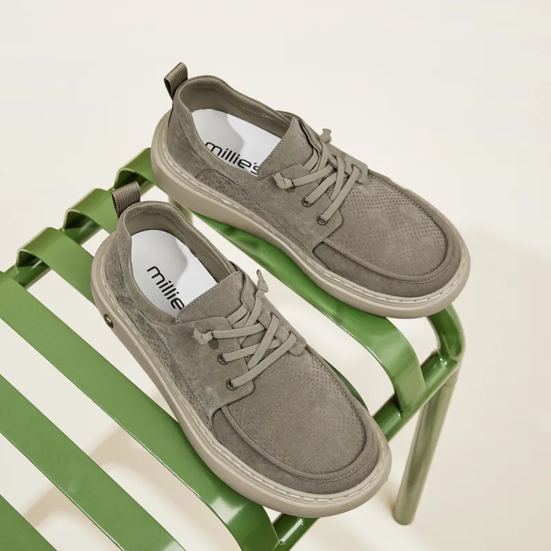 MILLIE'S Abrasion Resistant Breathable Low Top Slip on Men's-4