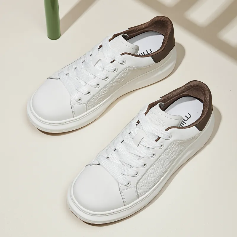 MILLIE'S Casual Skateboard Shoes Men's White-1