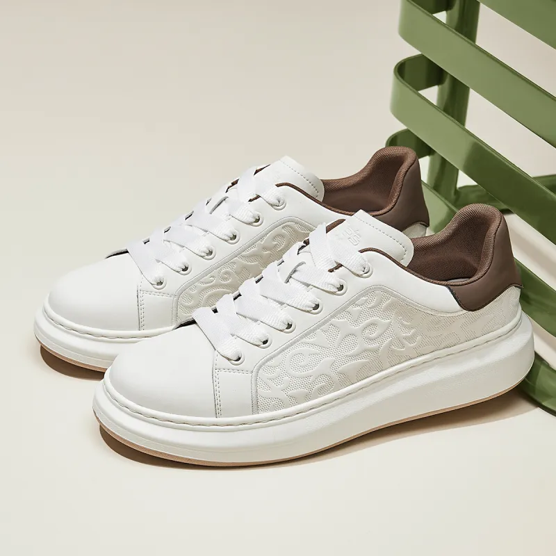 MILLIE'S Casual Skateboard Shoes Men's White-2