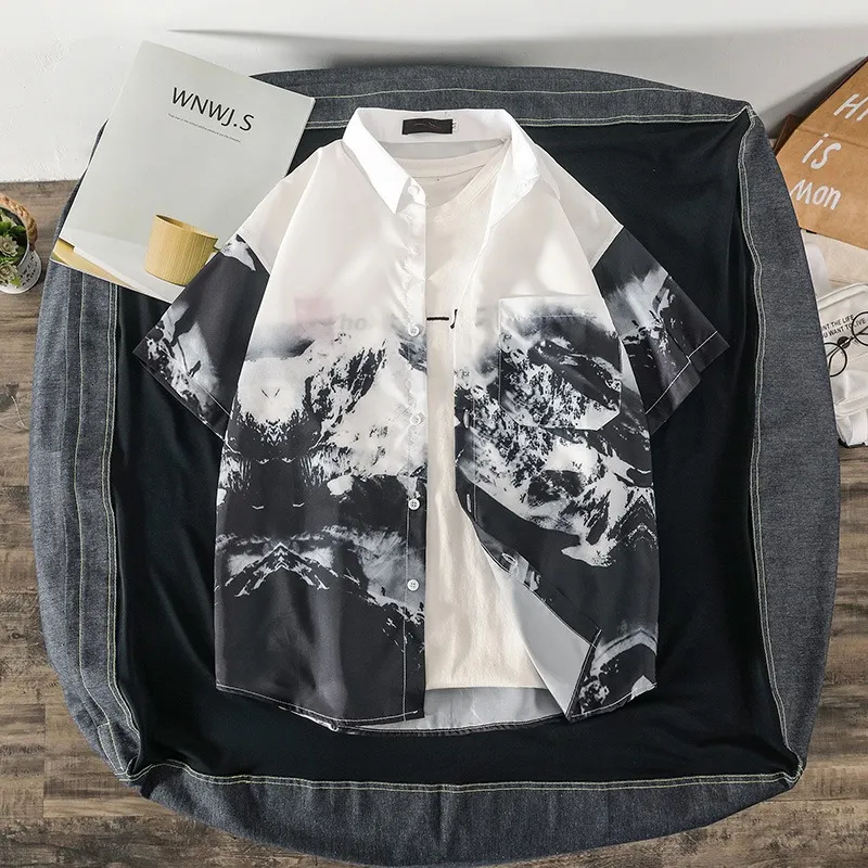NEAR HERE Shirts Unisex White-1