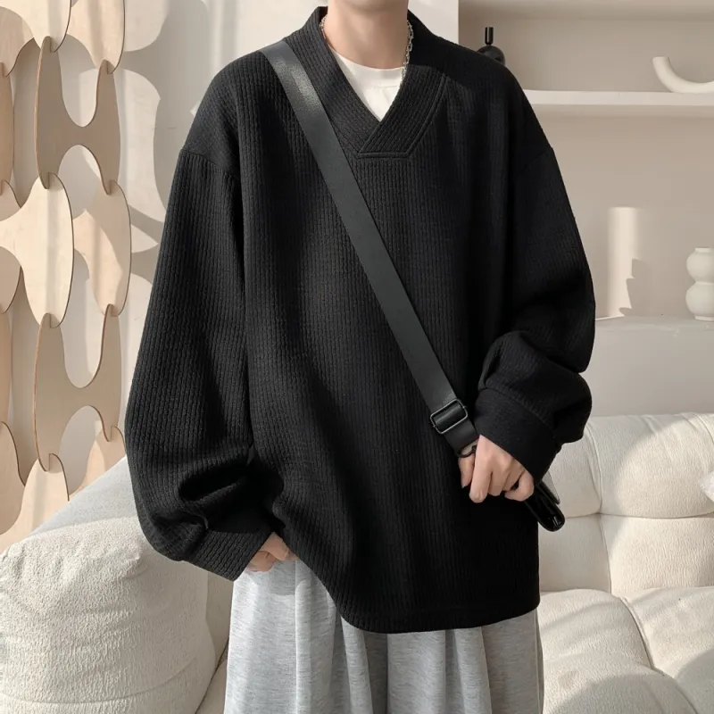 NEAR HERE Sweatshirt Unisex Navy Blue-13