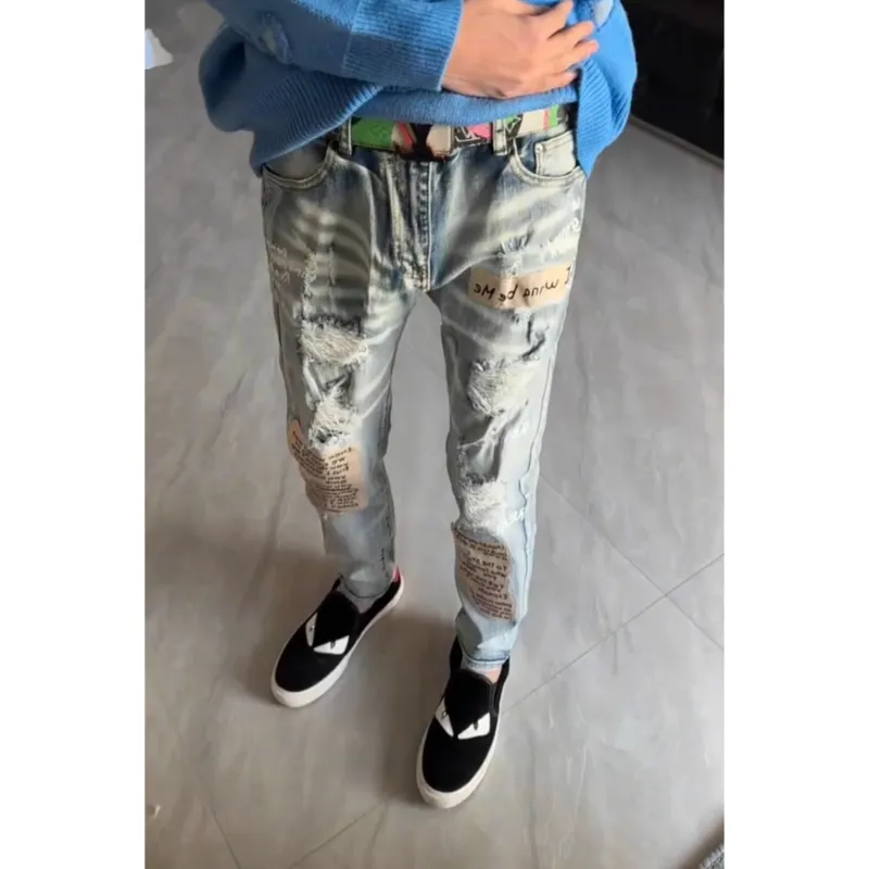 NEAR HERE Jeans Unisex-6