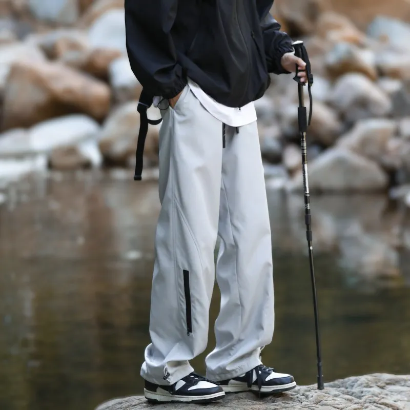 NEAR HERE Casual Pants Unisex-1
