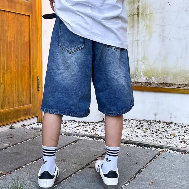 NEAR HERE Denim Shorts Unisex-3