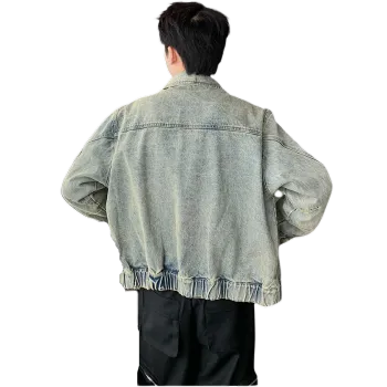 NEAR HERE Denim Jackets Unisex