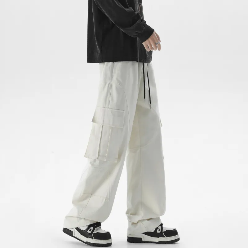 NEAR HERE Casual Pants Unisex-8