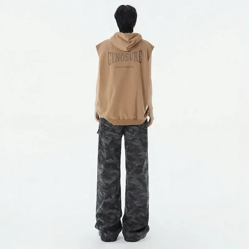 NEAR HERE Jeans Unisex Camouflage-5