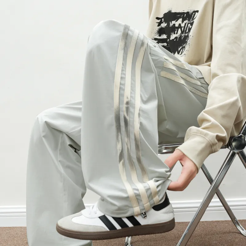 NEAR HERE Casual Pants Unisex Lotus Color-24