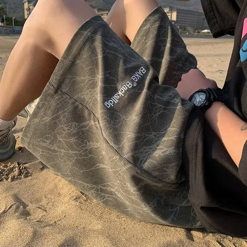 NEAR HERE Casual Shorts Unisex-8