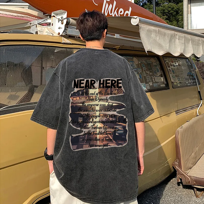 NEAR HERE T Shirts Unisex-14
