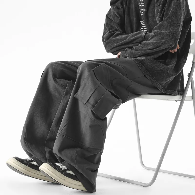 NEAR HERE Casual Pants Unisex-14