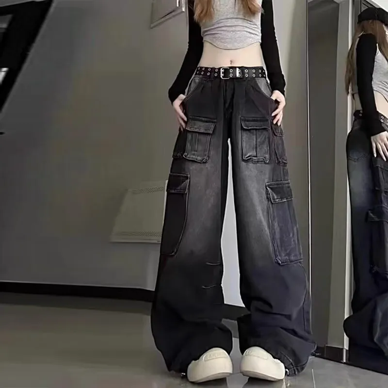 NEAR HERE Jeans Unisex Black-3