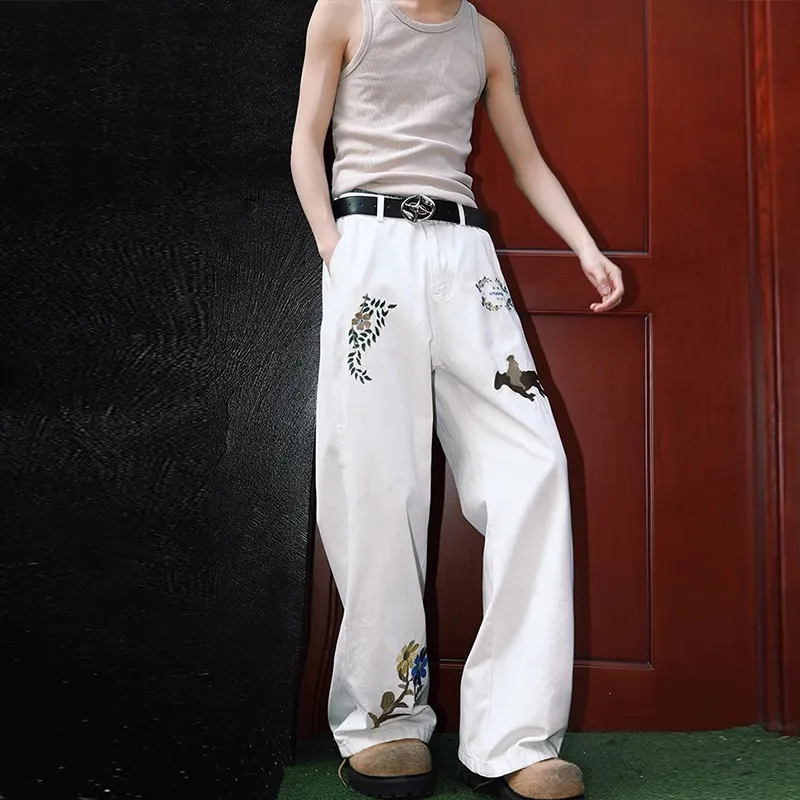 NEAR HERE Jeans Unisex-4