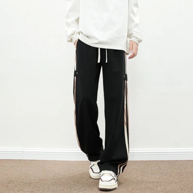NEAR HERE Casual Pants Unisex Lotus Color-4