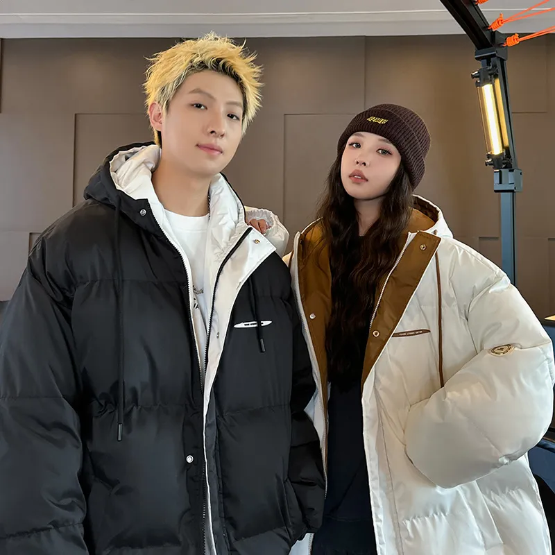 NEAR HERE Puffer Jackets Unisex-6