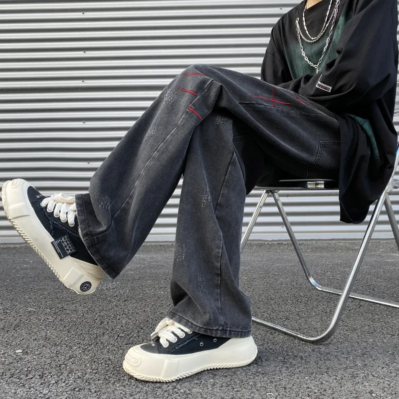 NEAR HERE Jeans Unisex-5