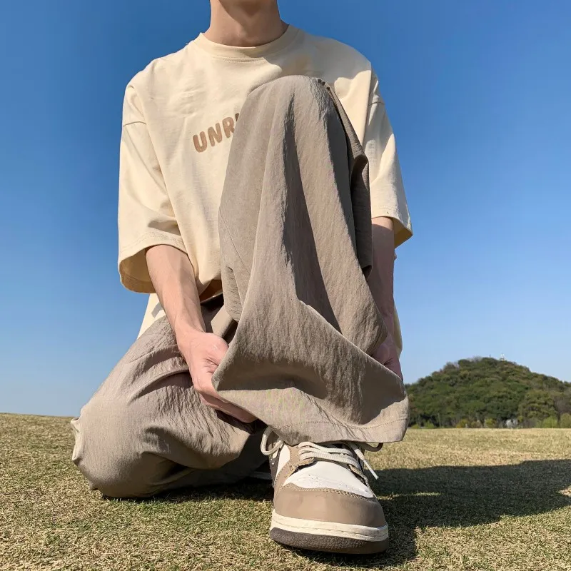 NEAR HERE Casual Pants Unisex-11