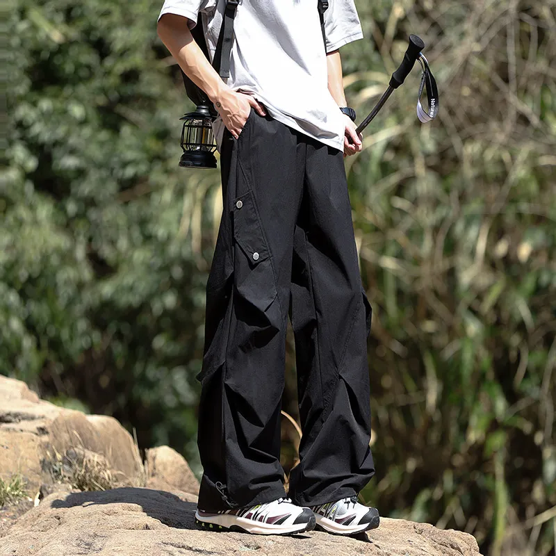 NEAR HERE Casual Pants Unisex-3