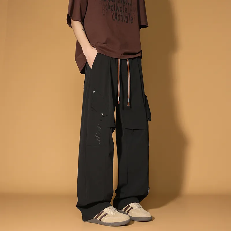 NEAR HERE Casual Pants Unisex-3
