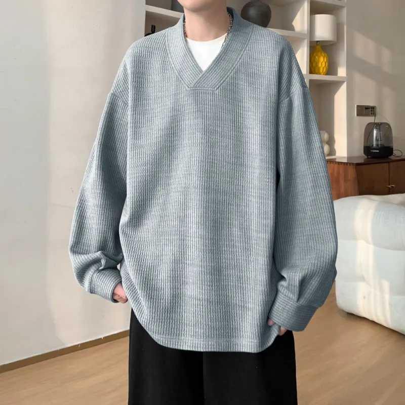 NEAR HERE Sweatshirt Unisex Navy Blue-17