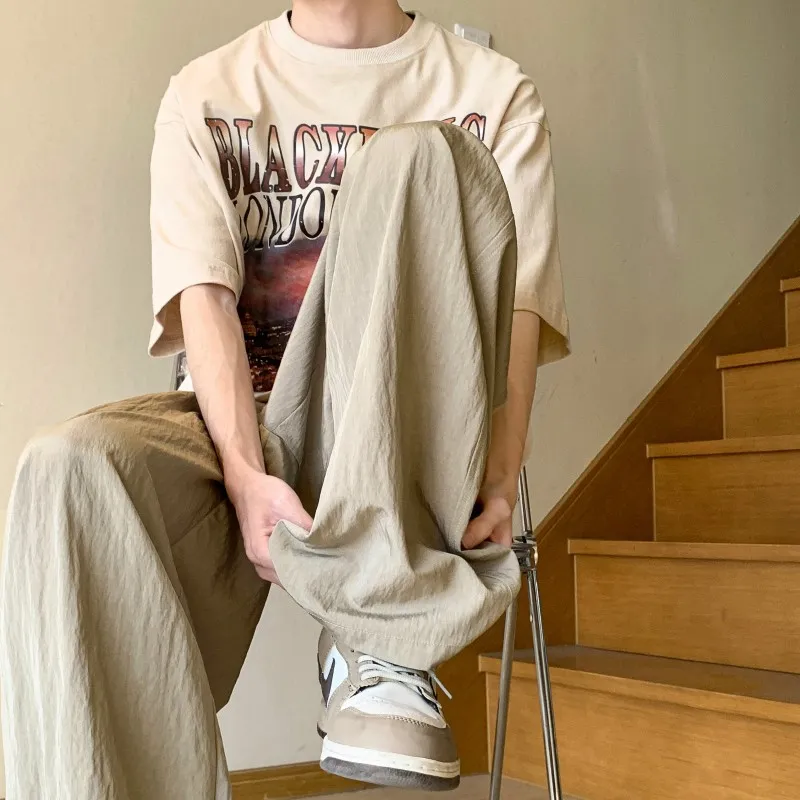 NEAR HERE Casual Pants Unisex-10