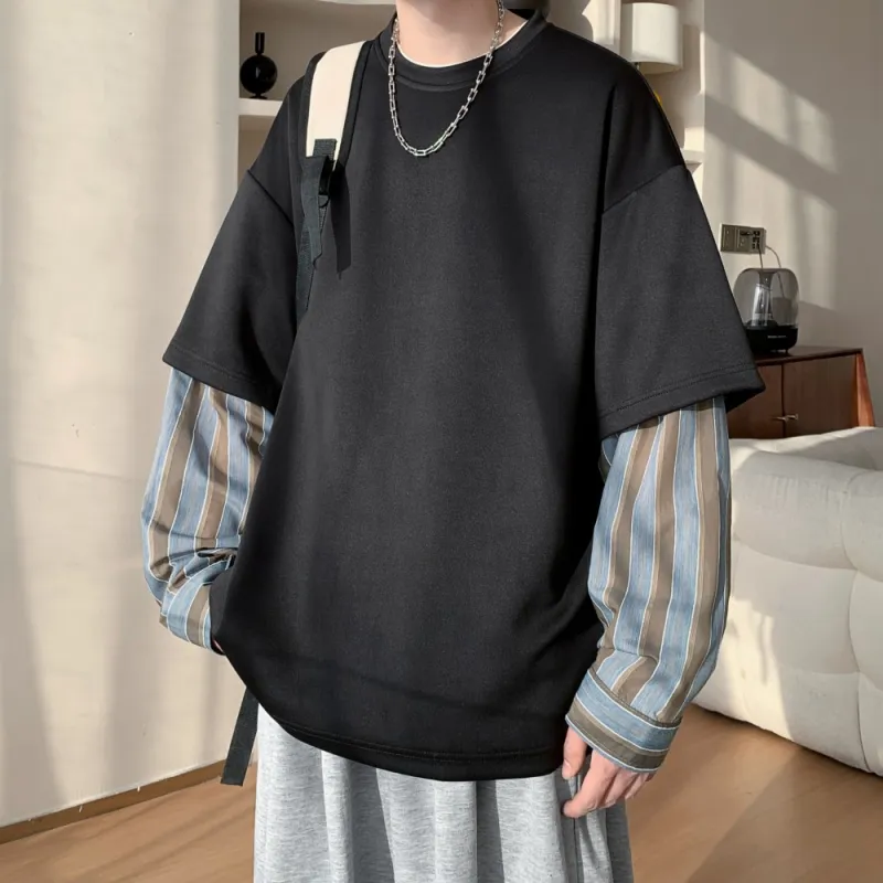 NEAR HERE Sweatshirt Unisex Navy Blue-9