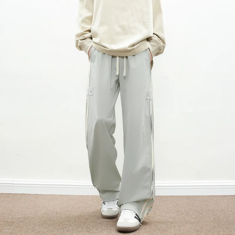 NEAR HERE Casual Pants Unisex Lotus Color-20