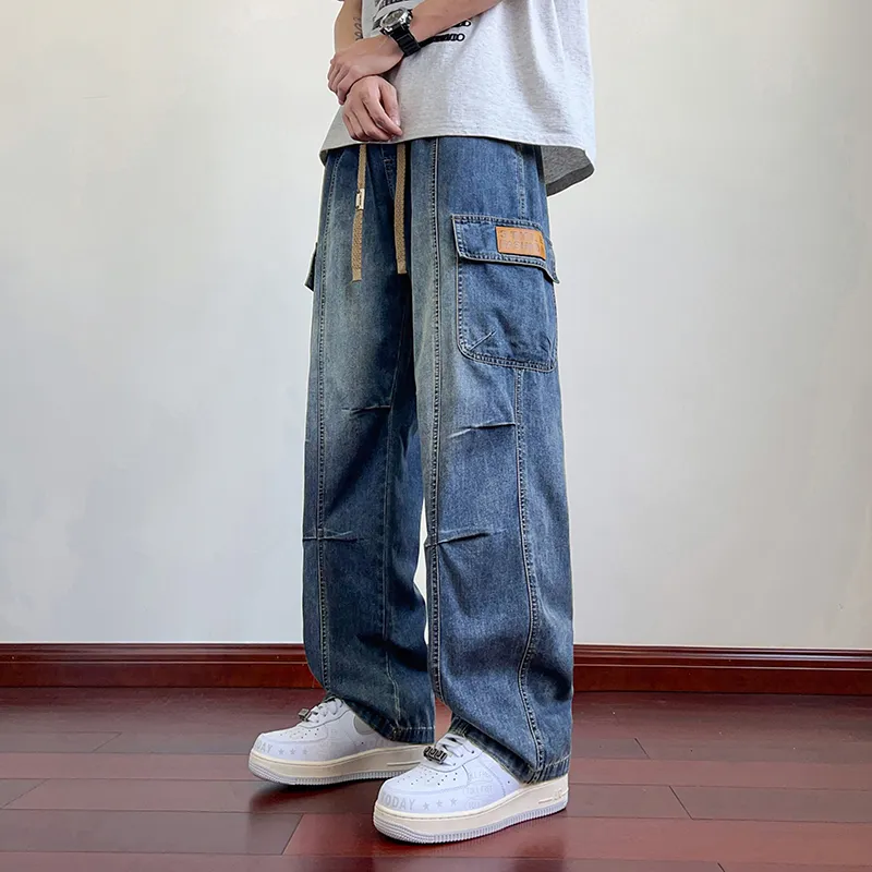 NEAR HERE Jeans Unisex-6