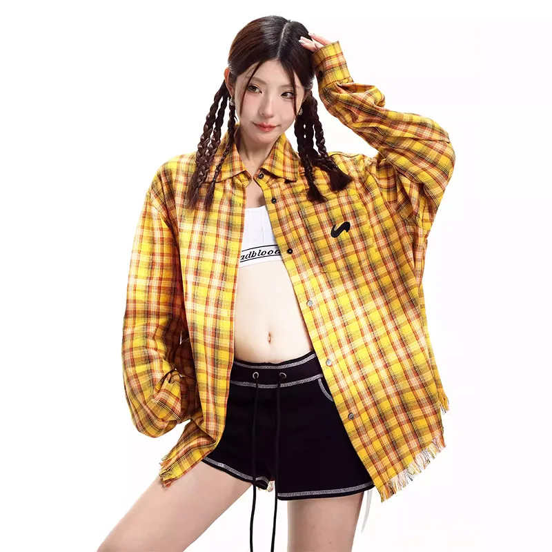 NEAR HERE Shirts Unisex Yellow-2