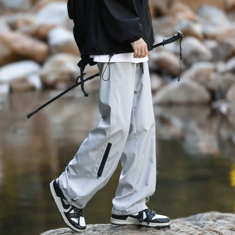 NEAR HERE Casual Pants Unisex-3