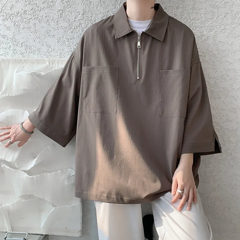 TESTUNG Minimalist Style Basic T Shirt Unisex-38